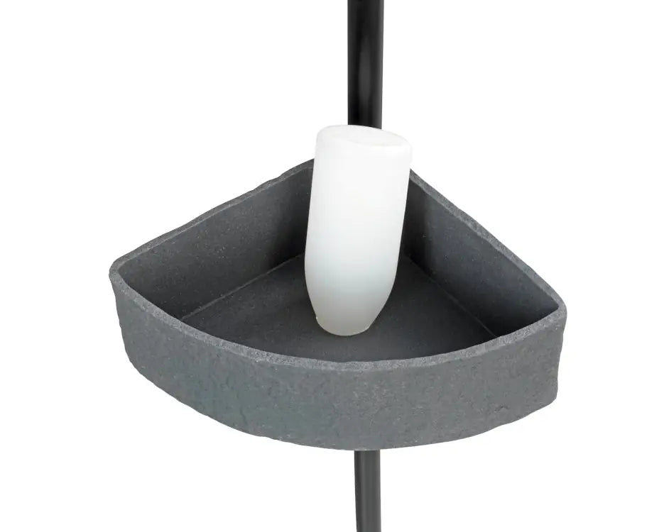 Wenko - Telescopic Corner Shelf - Space-Saving Bathroom Organizer 🚿✨