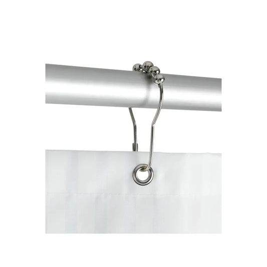 Wenko - Chrome-Plated Shower Curtain Rings - 🚿 Stylish Bathroom Essential! ✨