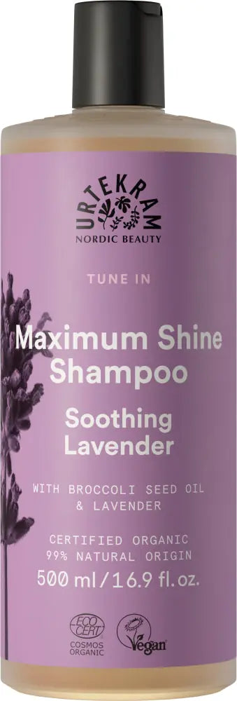 URTEKRAM - Maximum Shine Shampoo - Soothing Lavender 🌿✨