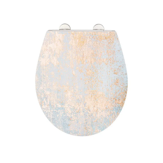 Wenko - WC Seat Agate Relief Surface Duroplast - Elevate Your Bathroom Style! 🚽✨
