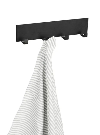 Wenko - Magnetic Hook Rail Ima Black - Perfect for Kitchen Organization 🧲🖤