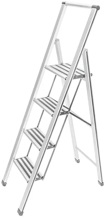 Wenko - 4-Step Folding Ladder - Secure Climbing & Compact Design! 🪜✨