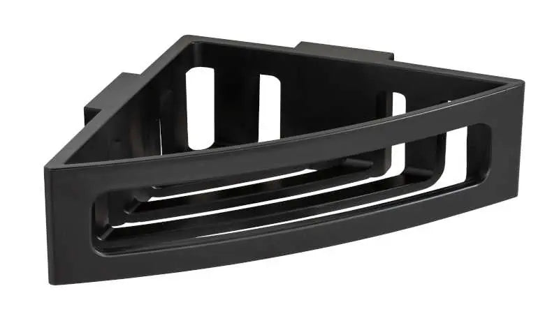 Wenko - Turbo-Loc Corner Shelf Bralia Black - Easy & Secure Mounting 🛠️