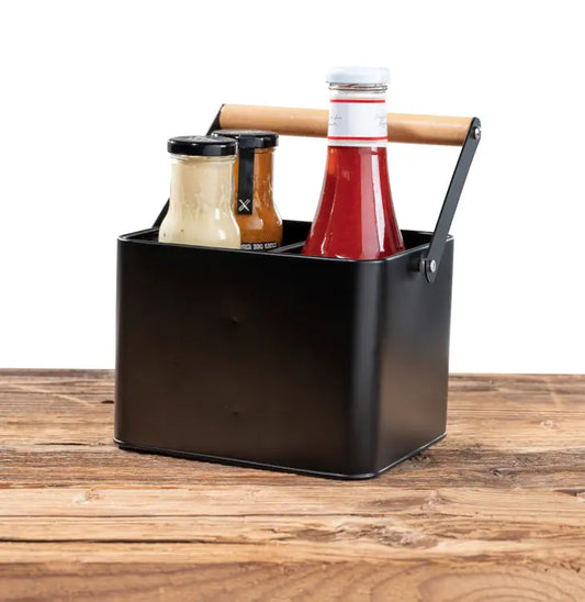 Wenko - Handy Utensil Basket with Handle - Durable & Stylish 🖤