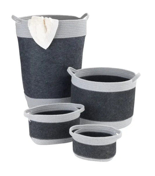 Wenko - Bea Felt Basket - Chic & Eco-Friendly Storage 🌿🧺