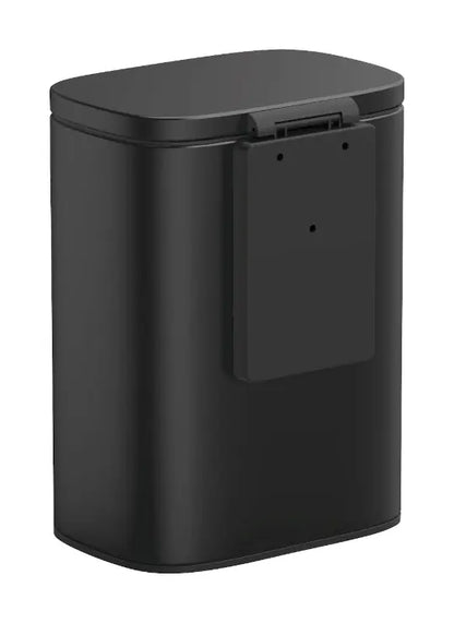 Wenko - Sare Wall-Mounted Cosmetic Bin 5L - Elegant Easy-Close Design 🖤