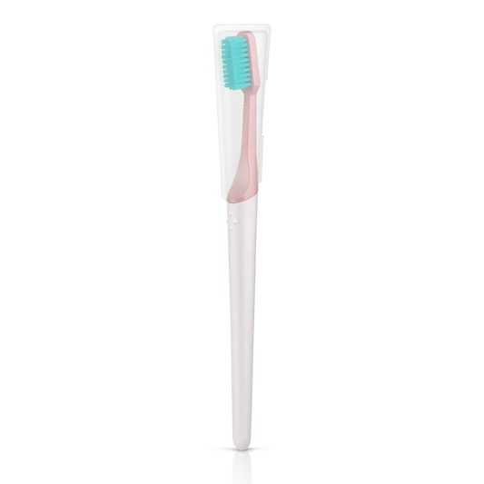 TIO - Eco-Friendly Medium Toothbrush with Replaceable Head - Natural Care 🌿🦷