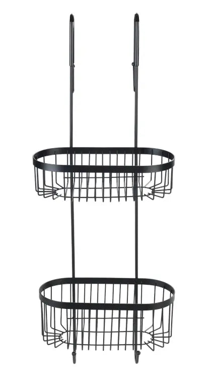 Wenko - Serino 2-Tier Shower Rack - Stylish & Rust-Proof 🛀🖤
