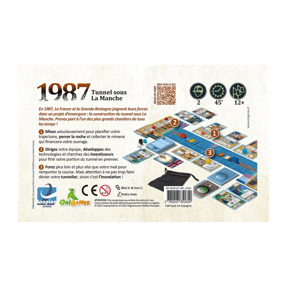 1987 - Tunnel sous la manche (f)