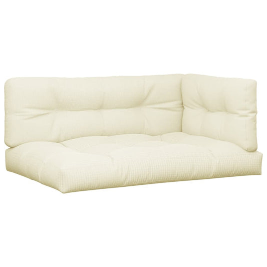 Palettenkissen 3 - tlg. Creme Stoff - Speedjust Schweiz