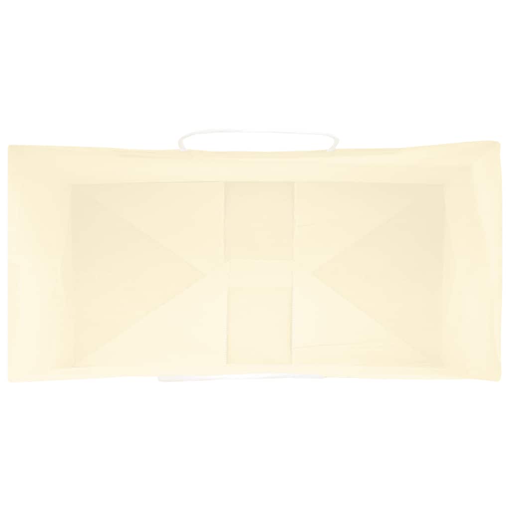 Papiertragetaschen 50 Stk. mit Henkeln Gelb 21x11x36 cm - Speedjust Schweiz