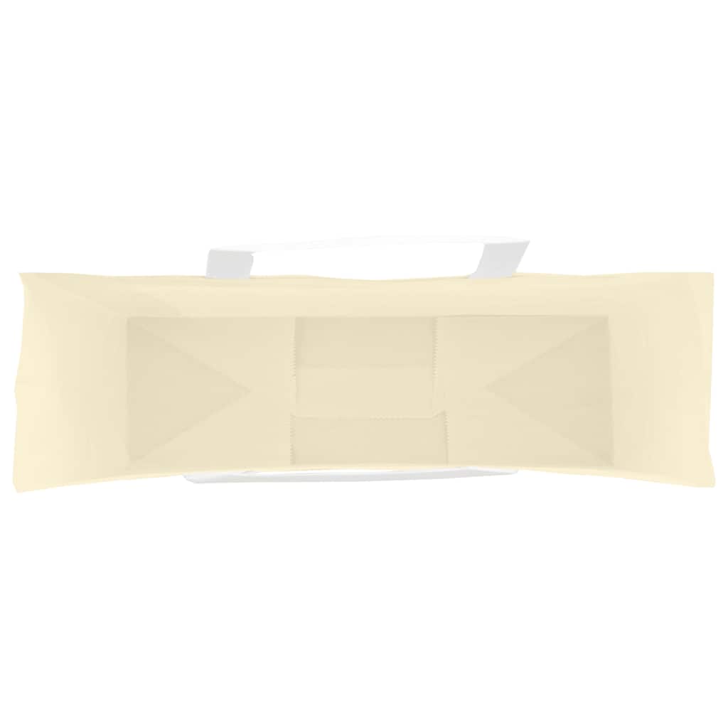 Papiertragetaschen 50 Stk. mit Henkeln Gelb 54x15x49 cm - Speedjust Schweiz