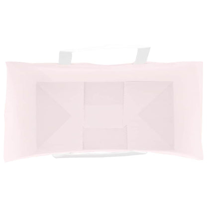 Papiertragetaschen 50 Stk. mit Henkeln Rosa 21x11x31 cm - Speedjust Schweiz