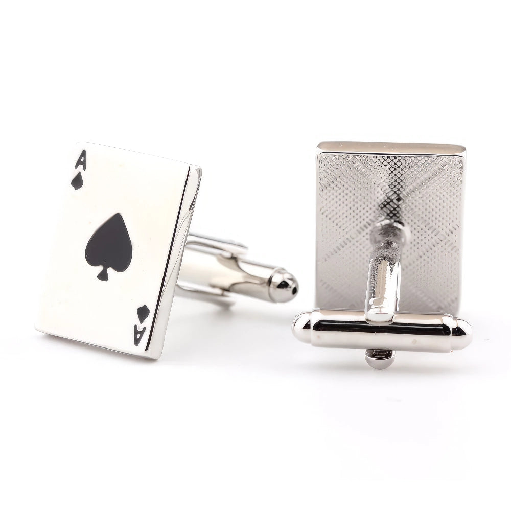 Poker Ass Manschettenknöpfe