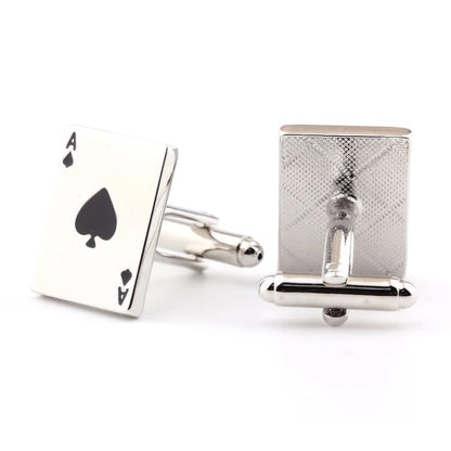 Poker Ass Manschettenknöpfe