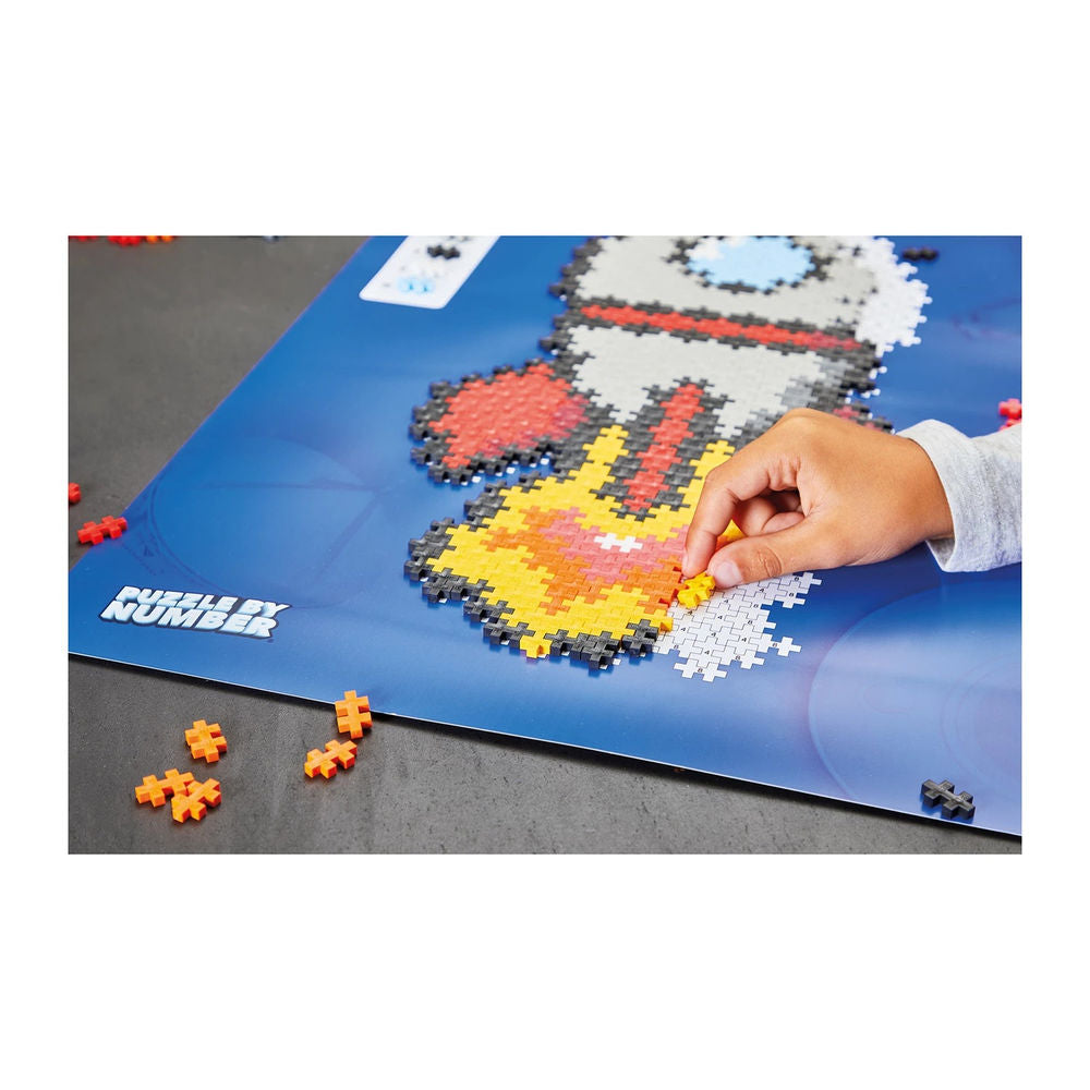 500 Kreativ Bausteine Puzzle Rakete