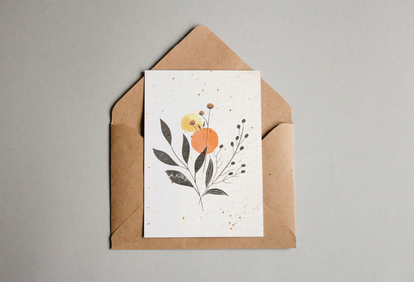 Postkarten aus Samenpapier - Floral Illustrationen - Seedpaper / Samenpapier - Speedjust Schweiz