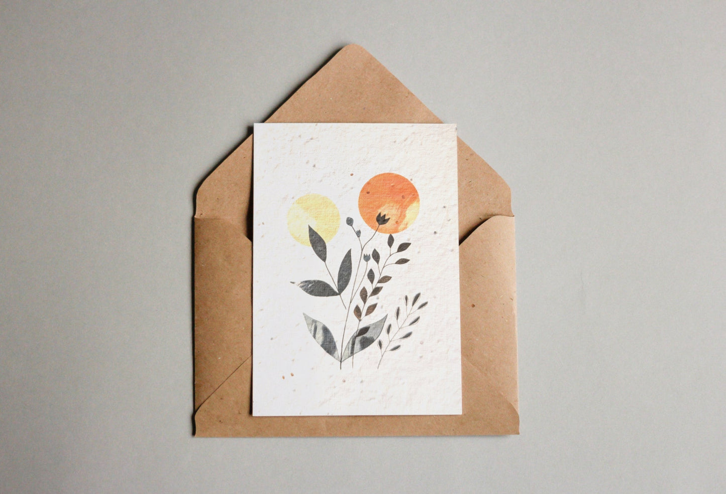 Postkarten aus Samenpapier - Floral Illustrationen - Seedpaper / Samenpapier - Speedjust Schweiz