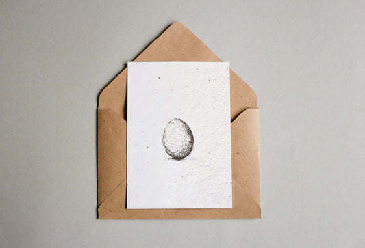 Postkarten aus Samenpapier - Hase, Huhn und Ei - Seedpaper / Samenpapier - Speedjust Schweiz