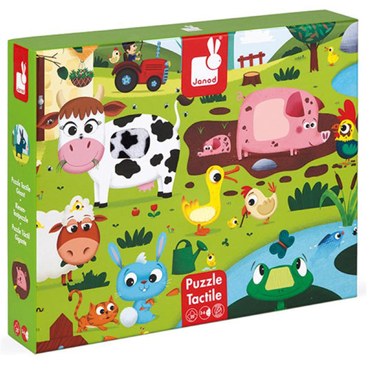 Puzzle die Tiere auf der Farm