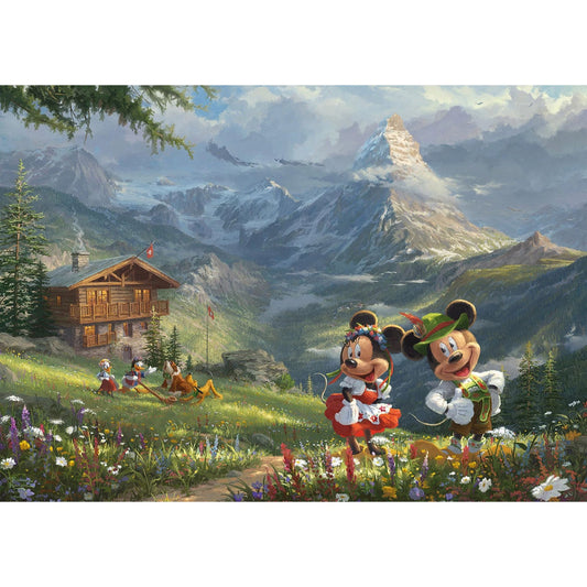 Disney Mickey & Minnie in den Alpen 1000 Teile