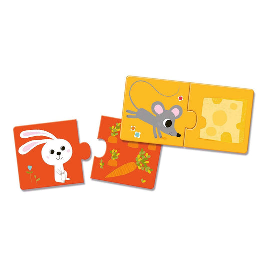 Djeco Puzzle Duo Al tavolo!