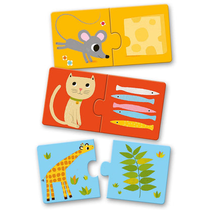 Djeco Puzzle Duo Al tavolo!