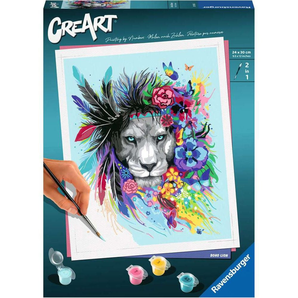 CreArt - Malen nach Zahlen - Boho Lion