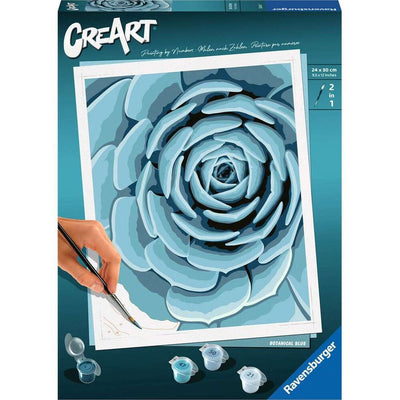 CreArt - Malen nach Zahlen - Botanical Blue