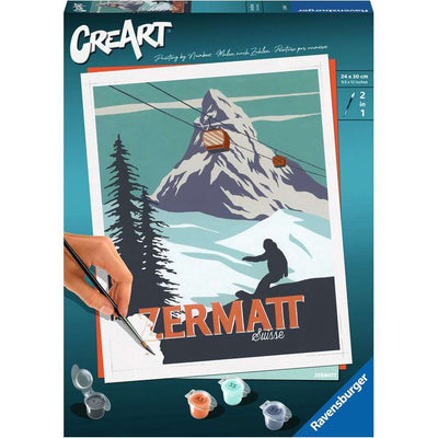 CreArt - Malen nach Zahlen - Zermatt