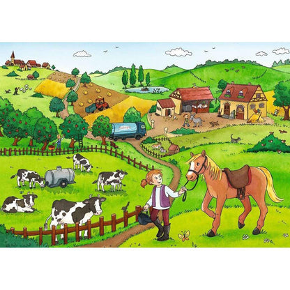 Fleissig auf dem Bauernhof