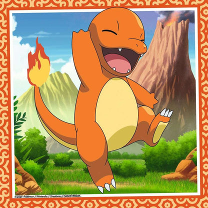 Glumanda, Bisasam und Schiggy