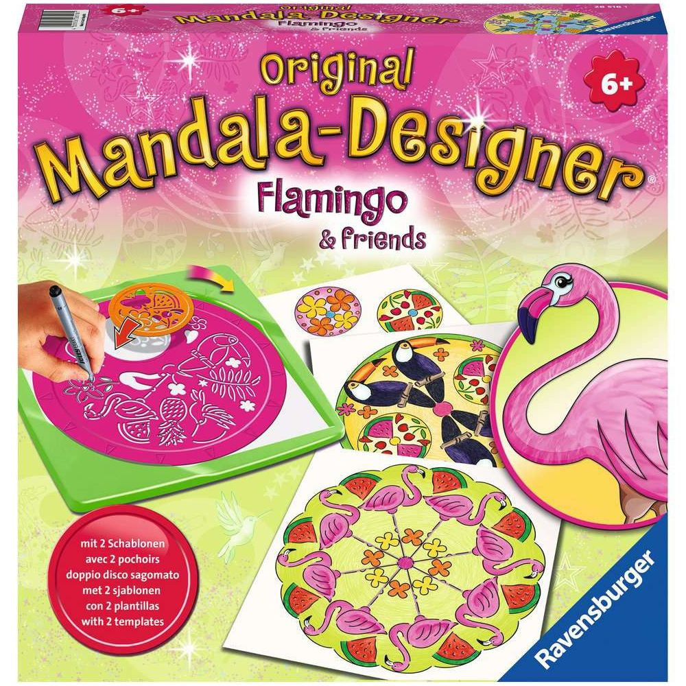 Mandala Designer Flamingo & Friends