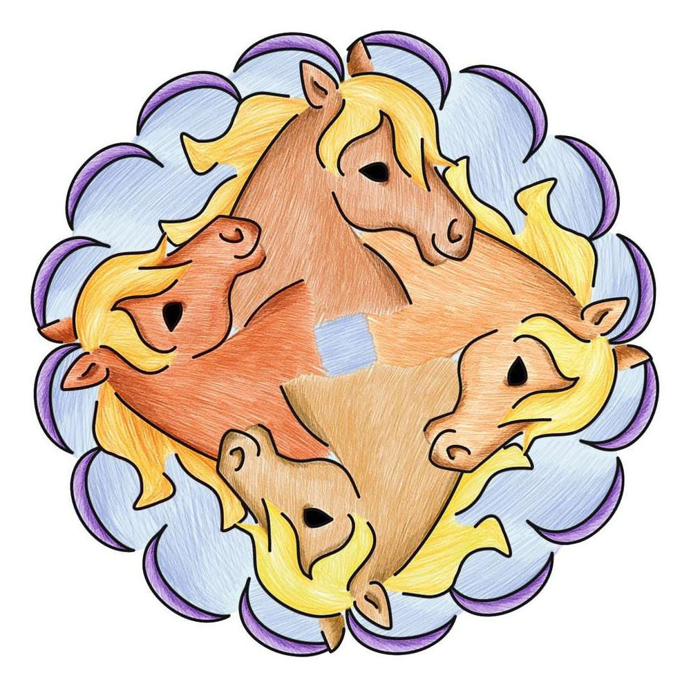 Mandala Designer Mini horses