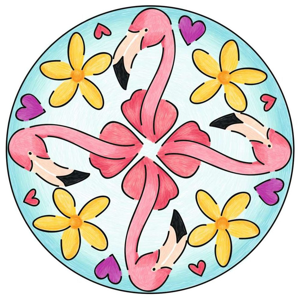 Mini Mandala-Designer Flamingo