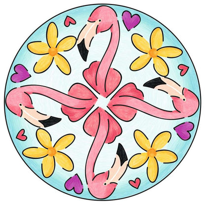 Mini Mandala-Designer Flamingo