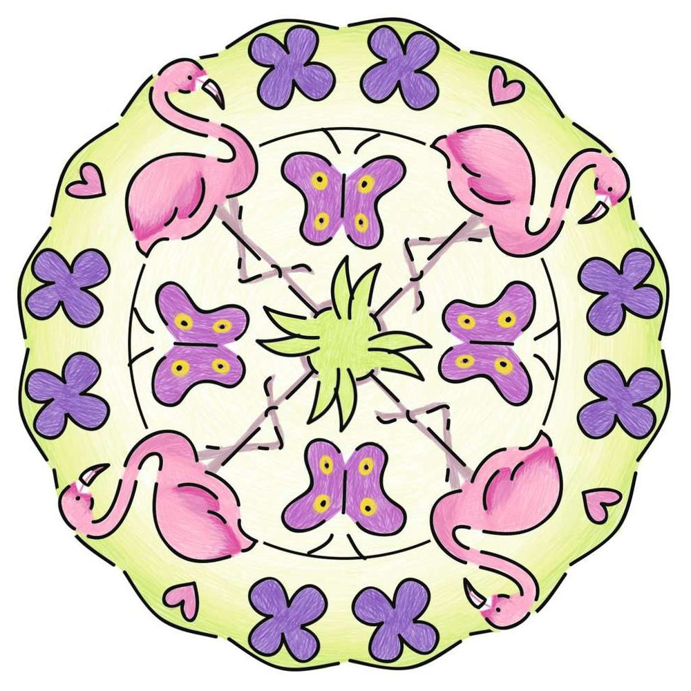 Mini Mandala-Designer Flamingo