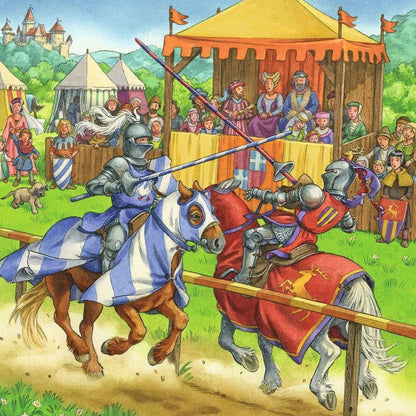 Ritterturnier im Mittelalter