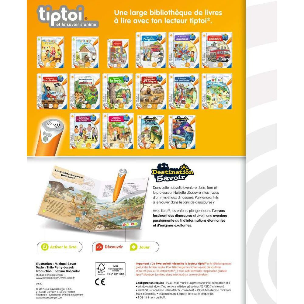 tiptoi® Destination Savoir - dinosaures