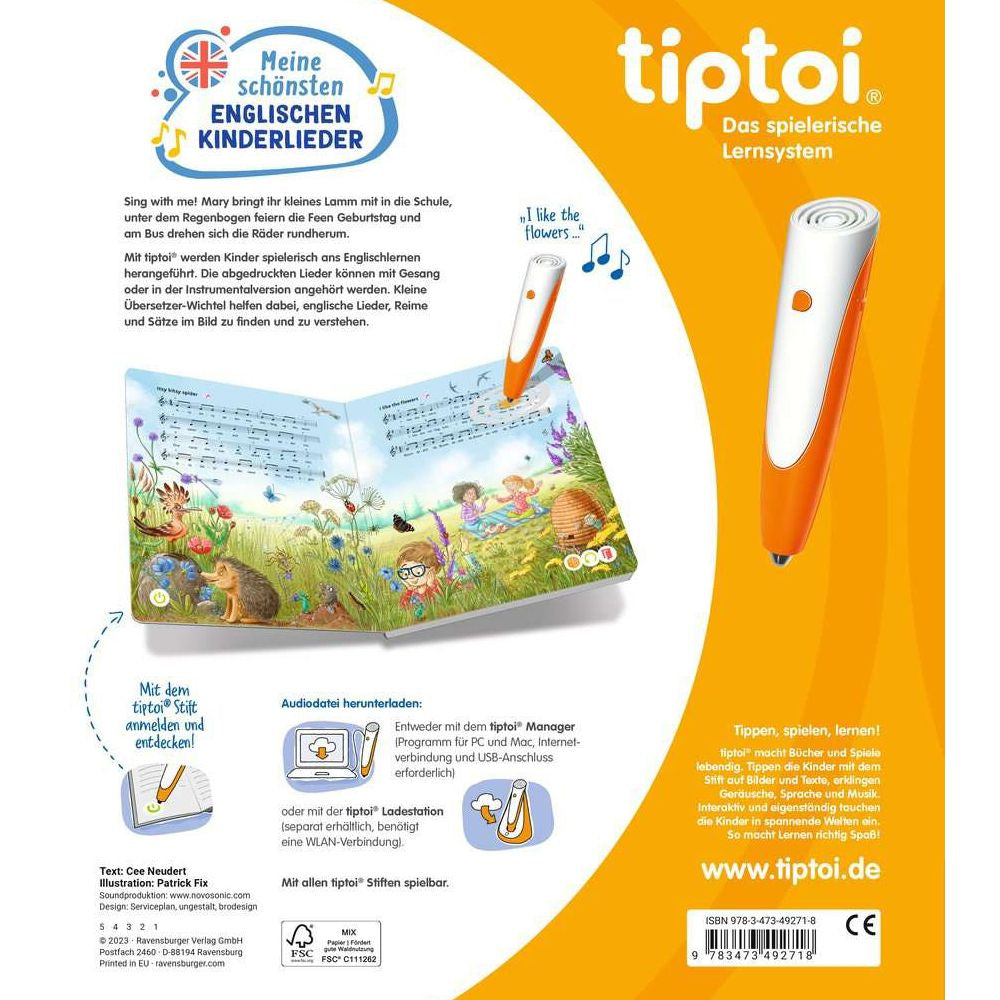 tiptoi® Meine schönsten englischen Kinderlieder