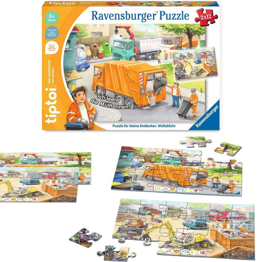 tiptoi® Puzzle für kleine Entdecker: Müllabfuhr