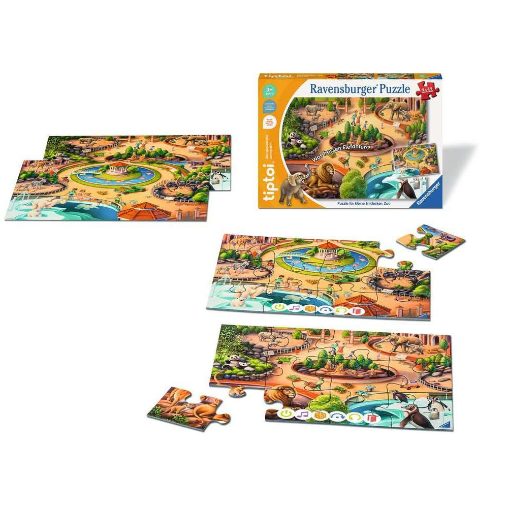 tiptoi® Puzzle per piccoli esploratori: Zoo