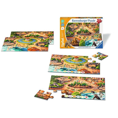 tiptoi® Puzzle per piccoli esploratori: Zoo