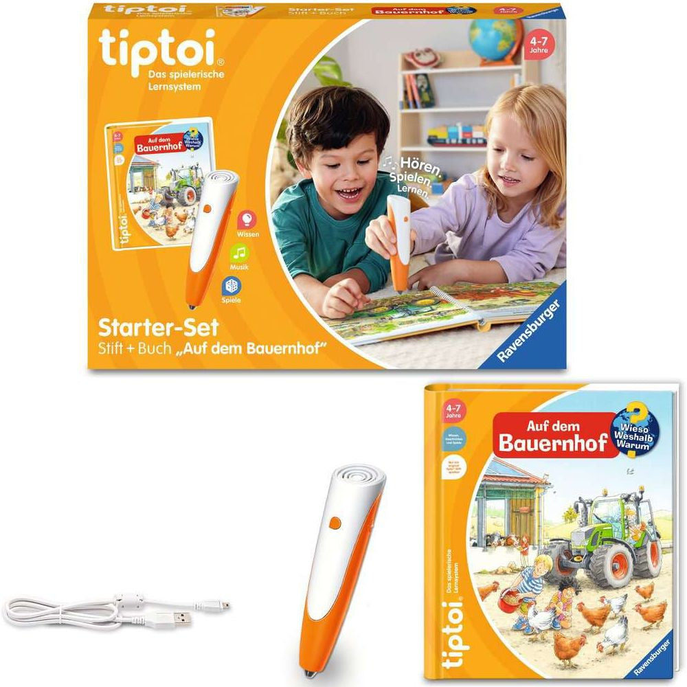 tiptoi® Starter-Set: Stift und Bauernhof-Buch
