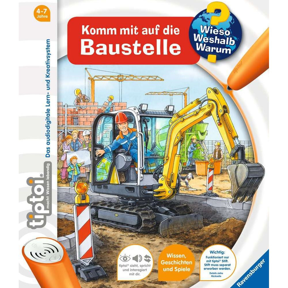 tiptoi® Wieso? Weshalb? Warum? Komm mit auf die Baustelle