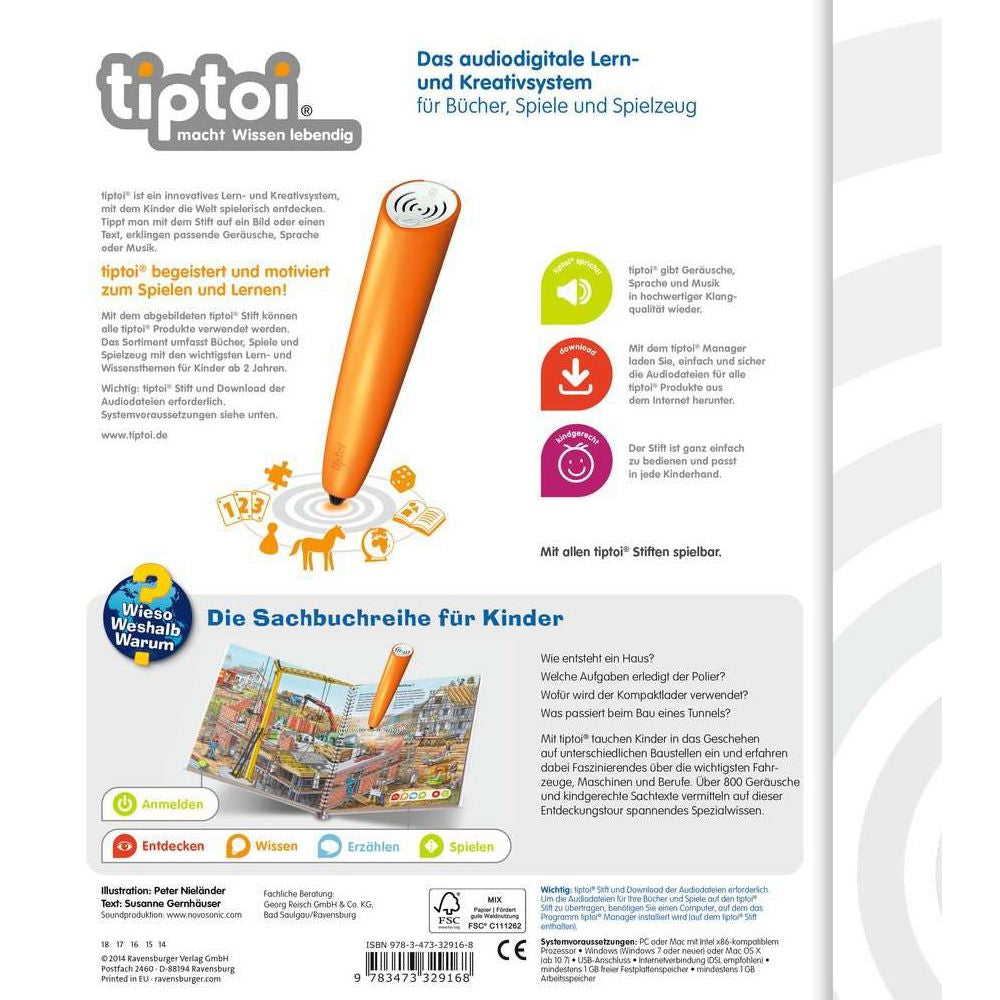 tiptoi® Wieso? Weshalb? Warum? Komm mit auf die Baustelle