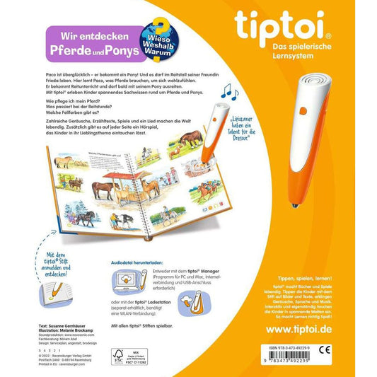 tiptoi® Perché? Cosa? Come? Scopriamo cavalli e pony