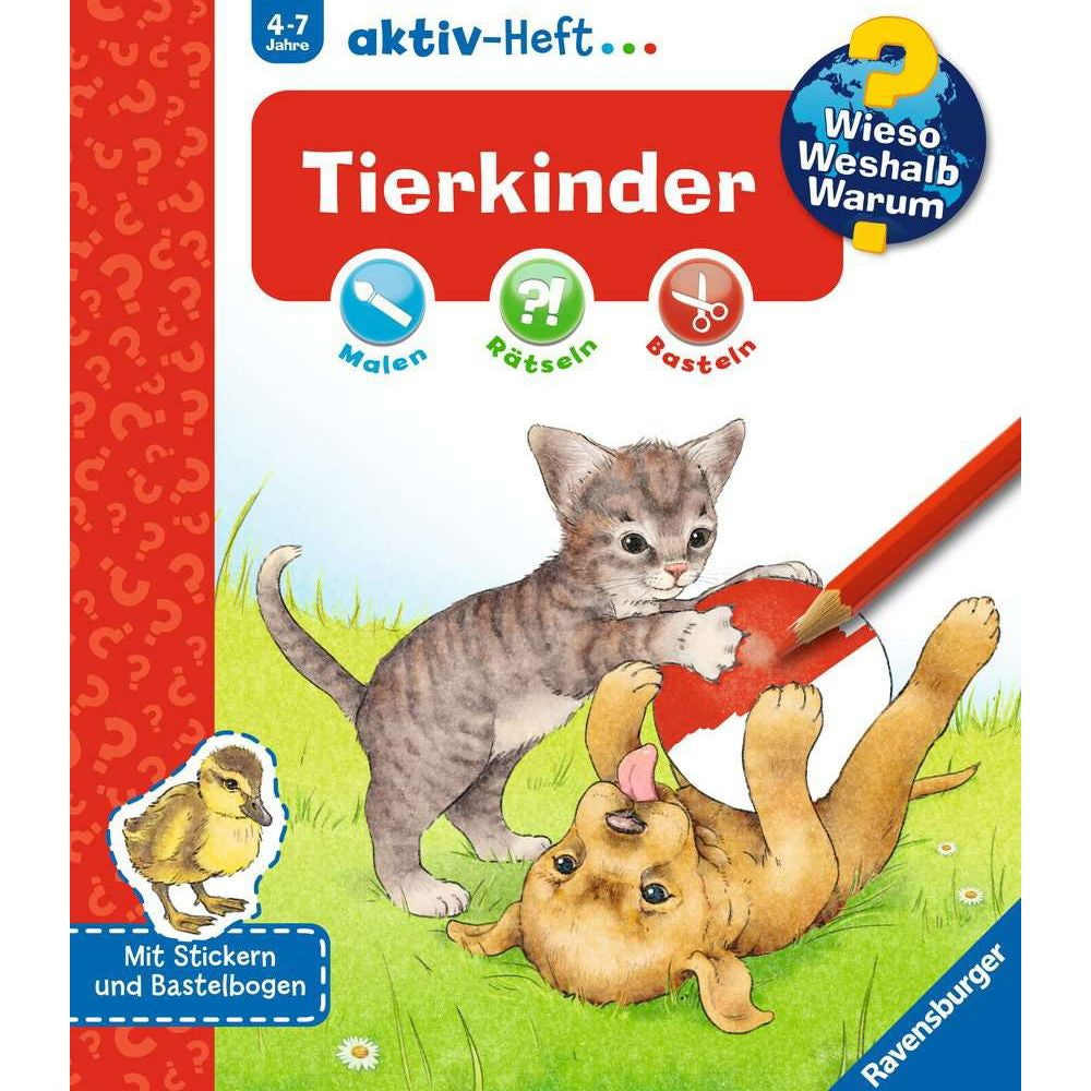 Wieso? Weshalb? Warum? aktiv-Heft: Tierkinder