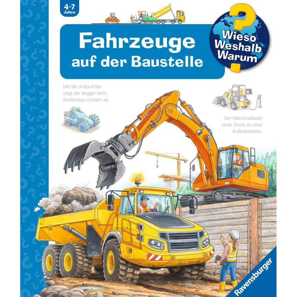 Wieso? Weshalb? Warum?, Band 7: Fahrzeuge auf der Baustelle