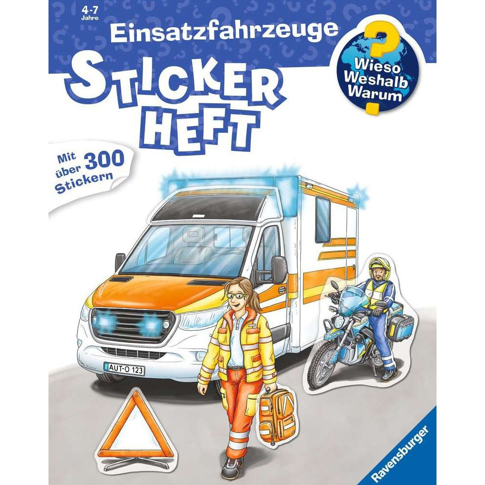 Wieso? Weshalb? Warum? Stickerheft: Einsatzfahrzeuge